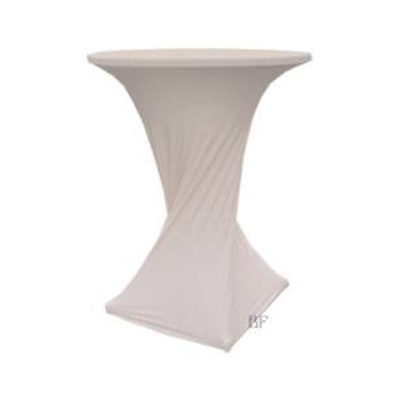 ../frankl24shop/Stehtischhusse Classic, beige für Plattendurchm. 80cm Stehtisch Classic